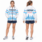 Chicago Running Windbreaker Jacket Windy Heritage Running Jacket for Men and Women