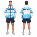 Chicago Running Windbreaker Jacket Windy Horizon Running Jacket for Men and Women