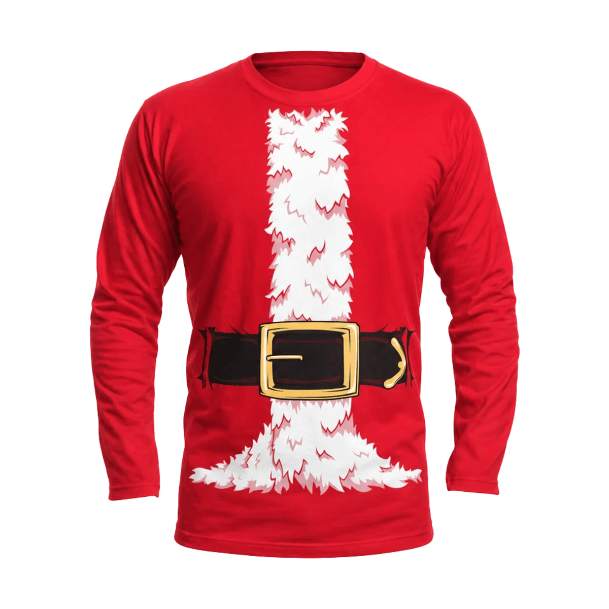 Christmas Santa Suit Funny Unisex Running Long Sleeve Shirt