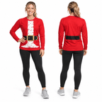 Christmas Santa Suit Funny Unisex Running Long Sleeve Shirt