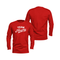 Christmas Team Naughty Funny Unisex Running Long Sleeve Shirt