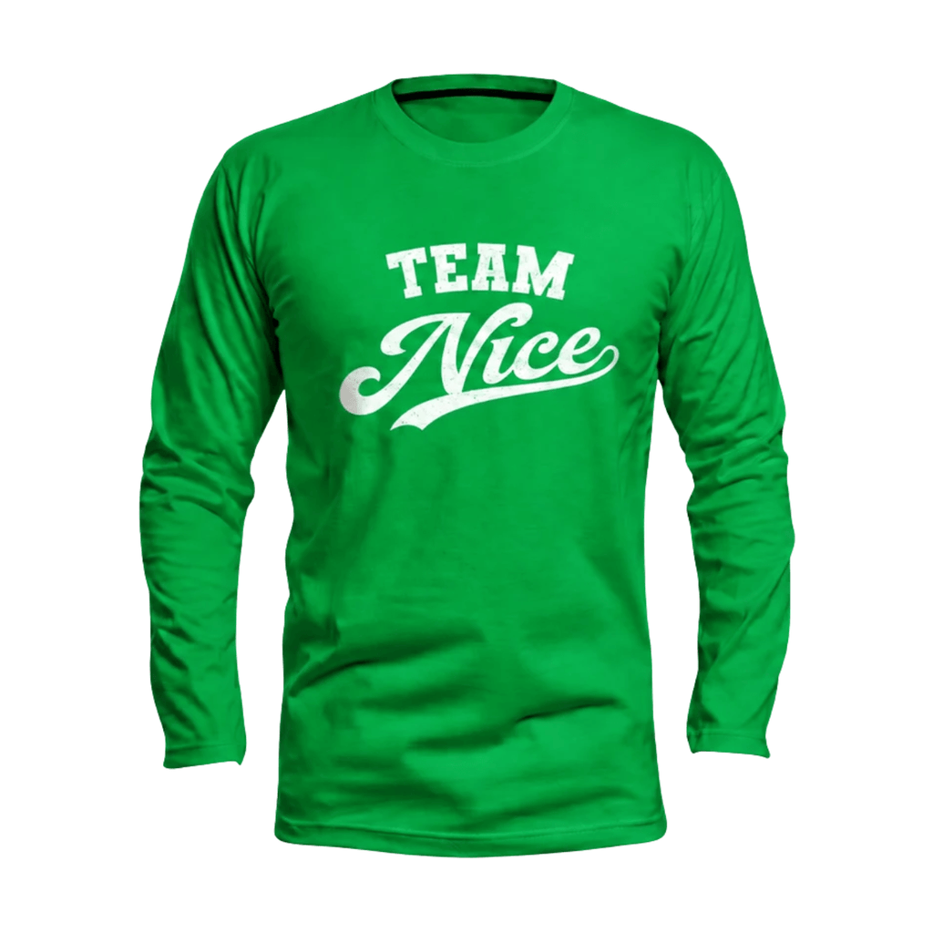 Christmas Team Nice Funny Unisex Running Long Sleeve Shirt