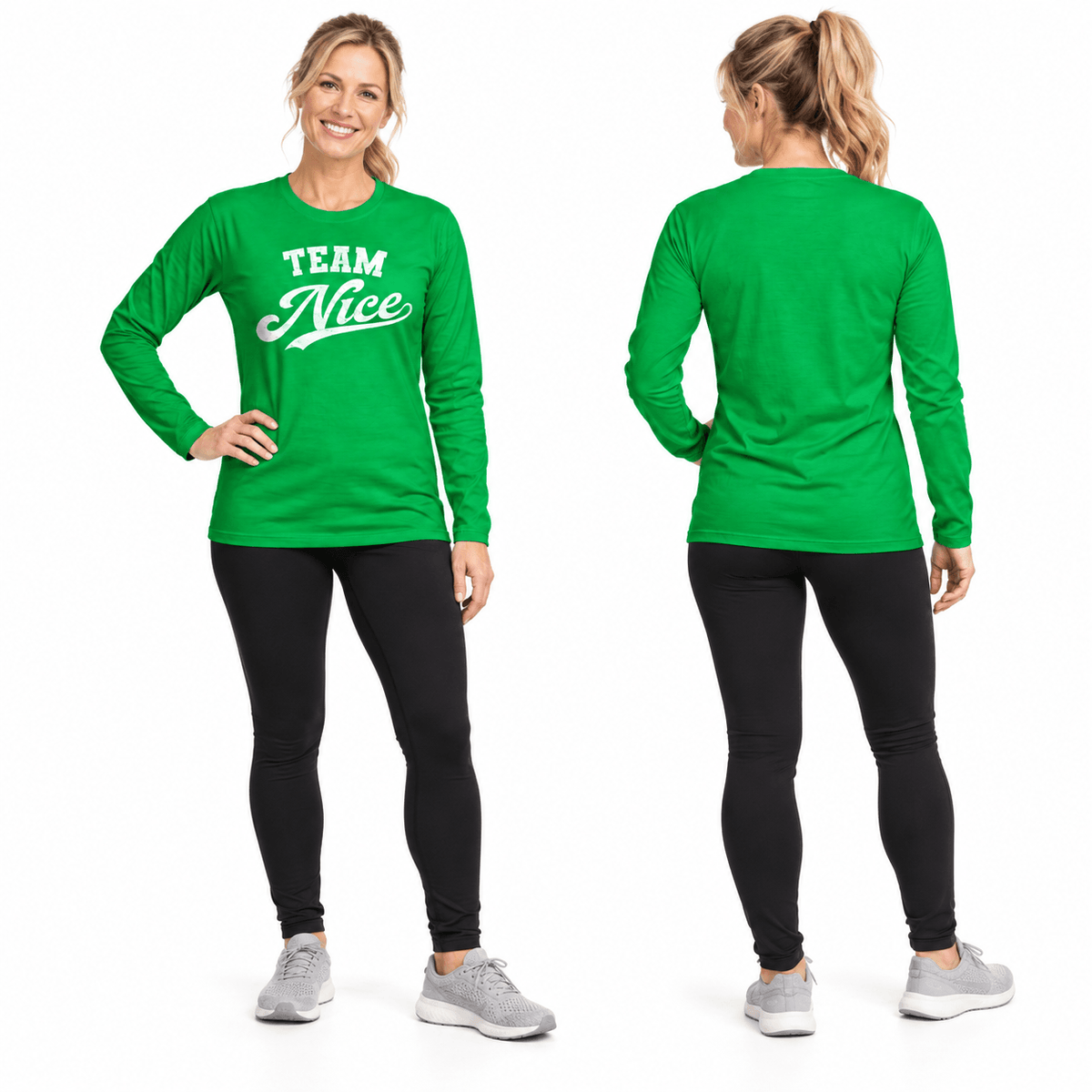 Christmas Team Nice Funny Unisex Running Long Sleeve Shirt
