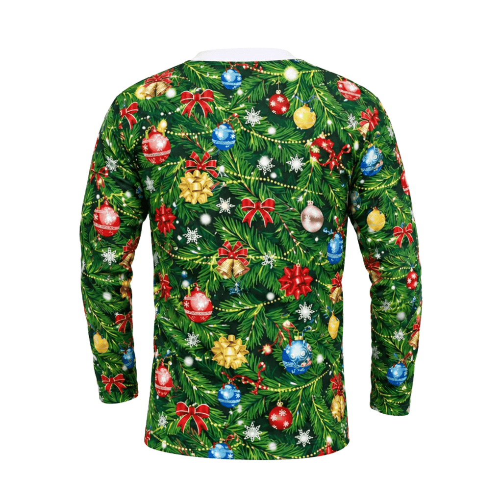 Christmas Tree Tuxedo Funny Unisex Running Long Sleeve Shirt