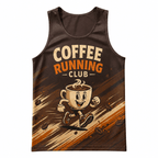 Coffee Running Tank Top Coffee Cup Runner Running Singlet for Men and Women