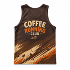 Coffee Running Tank Top Coffee Cup Runner Running Singlet for Men and Women