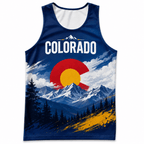 Colorado Running Tank Top Live Bold Run Strong Running Singlet for Men and Women