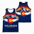 Colorado Running Tank Top Mountains Made Me Running Singlet for Men and Women