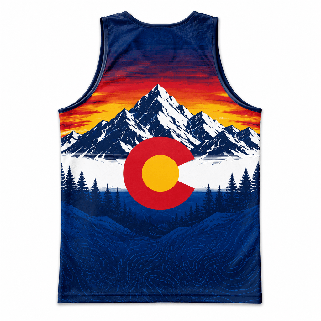 Colorado Running Tank Top Mountains Made Me Running Singlet for Men and Women