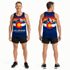 Colorado Running Tank Top Mountains Made Me Running Singlet for Men and Women