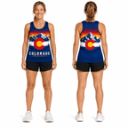 Colorado Running Tank Top Mountains Made Me Running Singlet for Men and Women