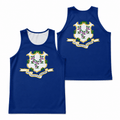 Connecticut Running Tank Top State Pride Tech Running Singlet