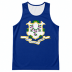 Connecticut Running Tank Top State Pride Tech Running Singlet
