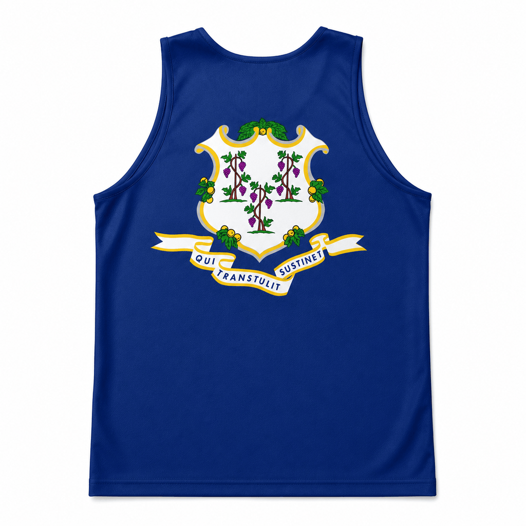 Connecticut Running Tank Top State Pride Tech Running Singlet