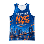 Custom NYC Finisher 26.2 2026 Running Singlet Unisex Marathon Tank Top