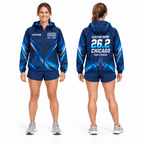 Custom Name Conquered Chicago 26.2 2026 Running Windbreaker Jacket