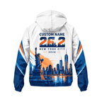 Custom Name NYC 26.2 Finisher 2026 Running Windbreaker Jacket