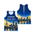 Custom Boston Hometown 26.2 Running Singlet Unisex Marathon Tank Top