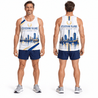 Custom Boston Laurel 26.2 Running Singlet Unisex Marathon Tank Top