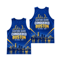 Custom Conquered Boston 2027 Running Singlet Unisex Marathon Tank Top