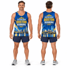 Custom Name Boston Race 2027 Running Singlet Unisex Marathon Tank Top