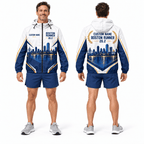 Custom Name Boston Runner 26.2 Running Windbreaker Jacket