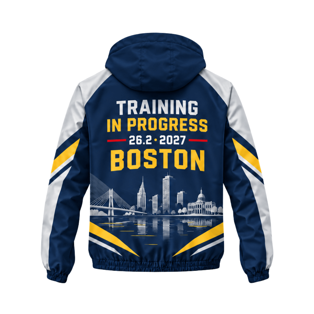 Custom Name Boston Training Progress 2027 Running Windbreaker Jacket