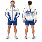 Custom Name Conquered Boston 26.2 2027 Running Windbreaker Jacket