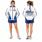 Custom Name Conquered Boston 26.2 2027 Running Windbreaker Jacket