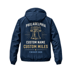 Custom Name Philadelphia Bell Finisher 2026 Running Windbreaker Jacket