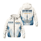 Custom Name Philadelphia Finisher 2026 Running Windbreaker Jacket