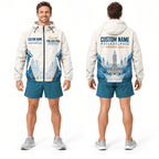 Custom Name Philadelphia Finisher 2026 Running Windbreaker Jacket
