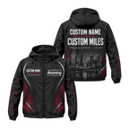 Custom Name Philadelphia Running 2026 Running Windbreaker Jacket