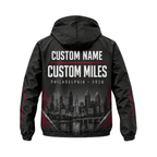 Custom Name Philadelphia Running 2026 Running Windbreaker Jacket