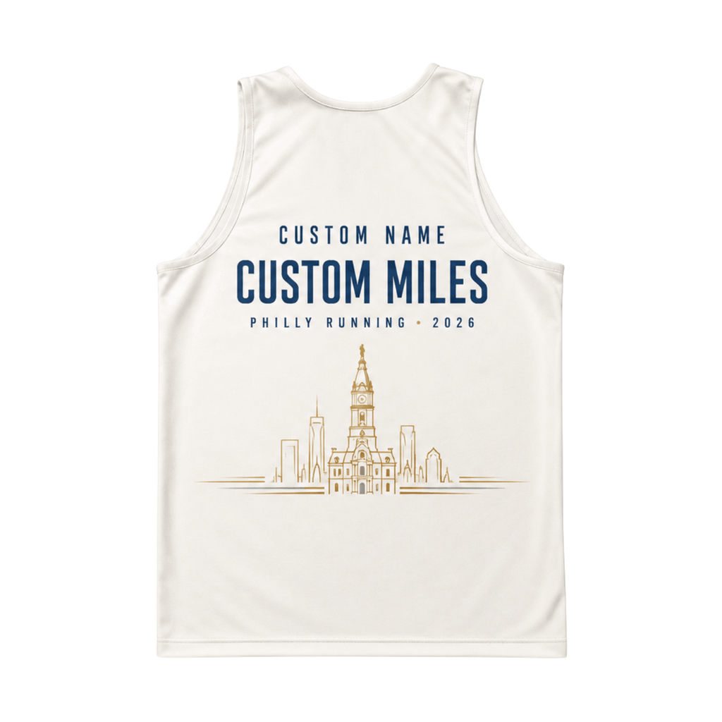 Custom Name Philly Miles 2026 Running Singlet Unisex Marathon Tank Top