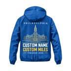 Custom Name Philly Running Finisher 2026 Running Windbreaker Jacket