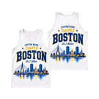 Custom Name Runs Boston 26.2 Running Singlet Unisex Marathon Tank Top