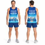 Custom Name Runs Philadelphia Running Singlet Unisex Marathon Tank Top