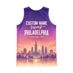 Custom Name Runs Philly 2026 Running Singlet Unisex Marathon Tank Top