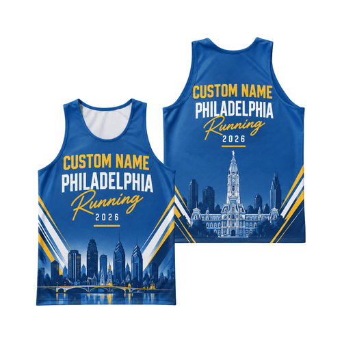 Custom Philly Running 2026 Running Singlet Unisex Marathon Tank Top
