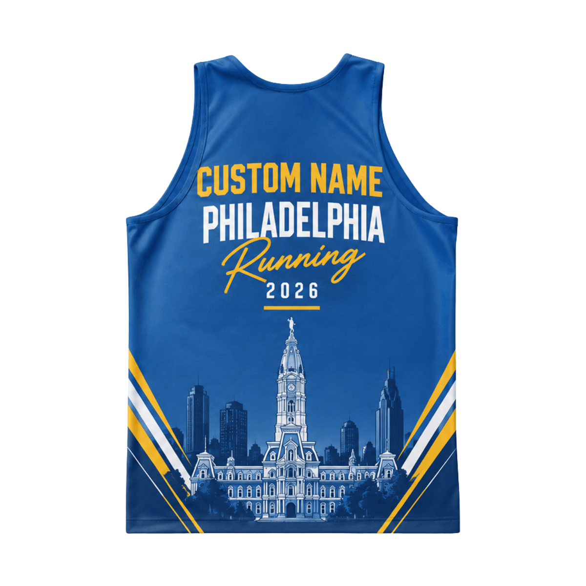 Custom Philly Running 2026 Running Singlet Unisex Marathon Tank Top