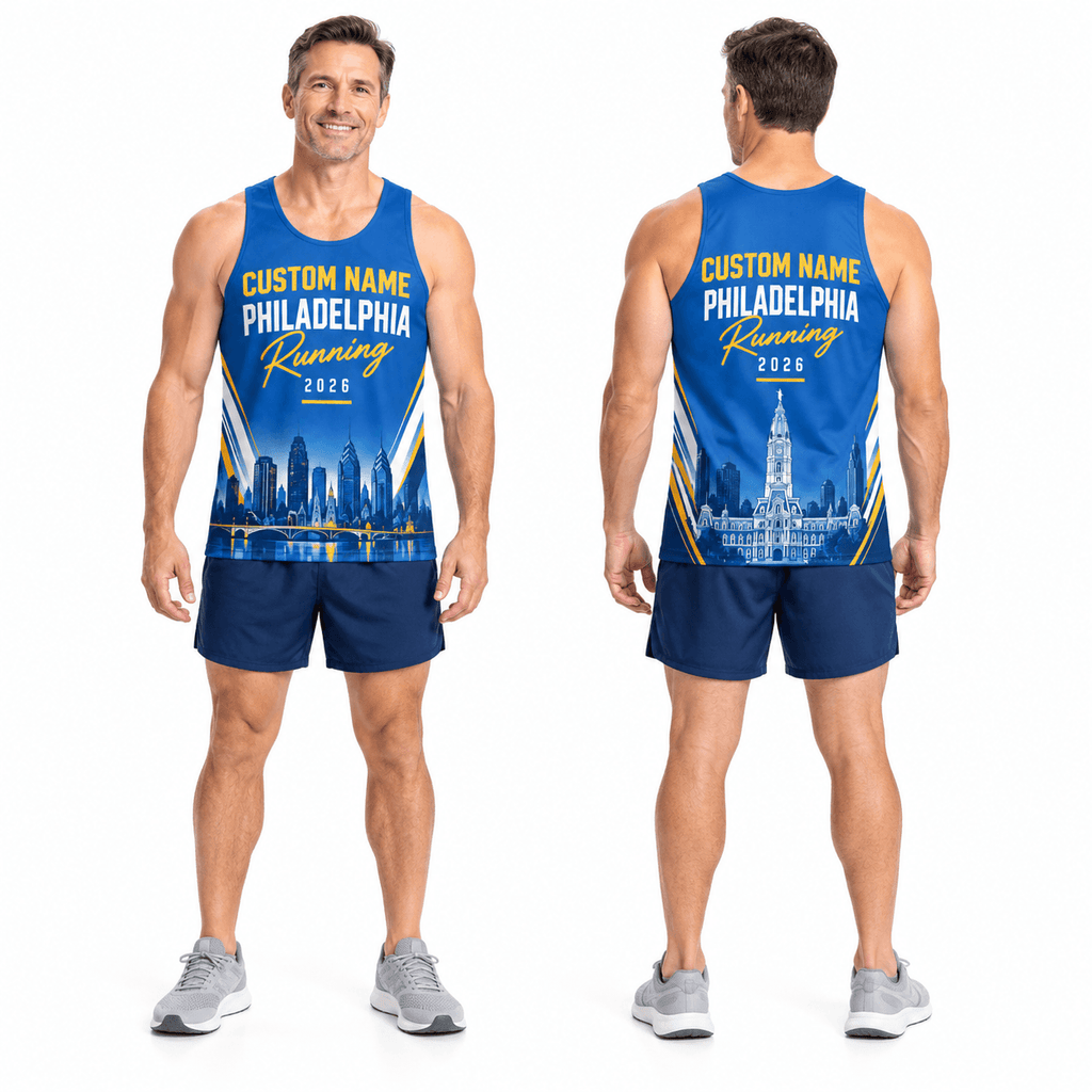 Custom Philly Running 2026 Running Singlet Unisex Marathon Tank Top