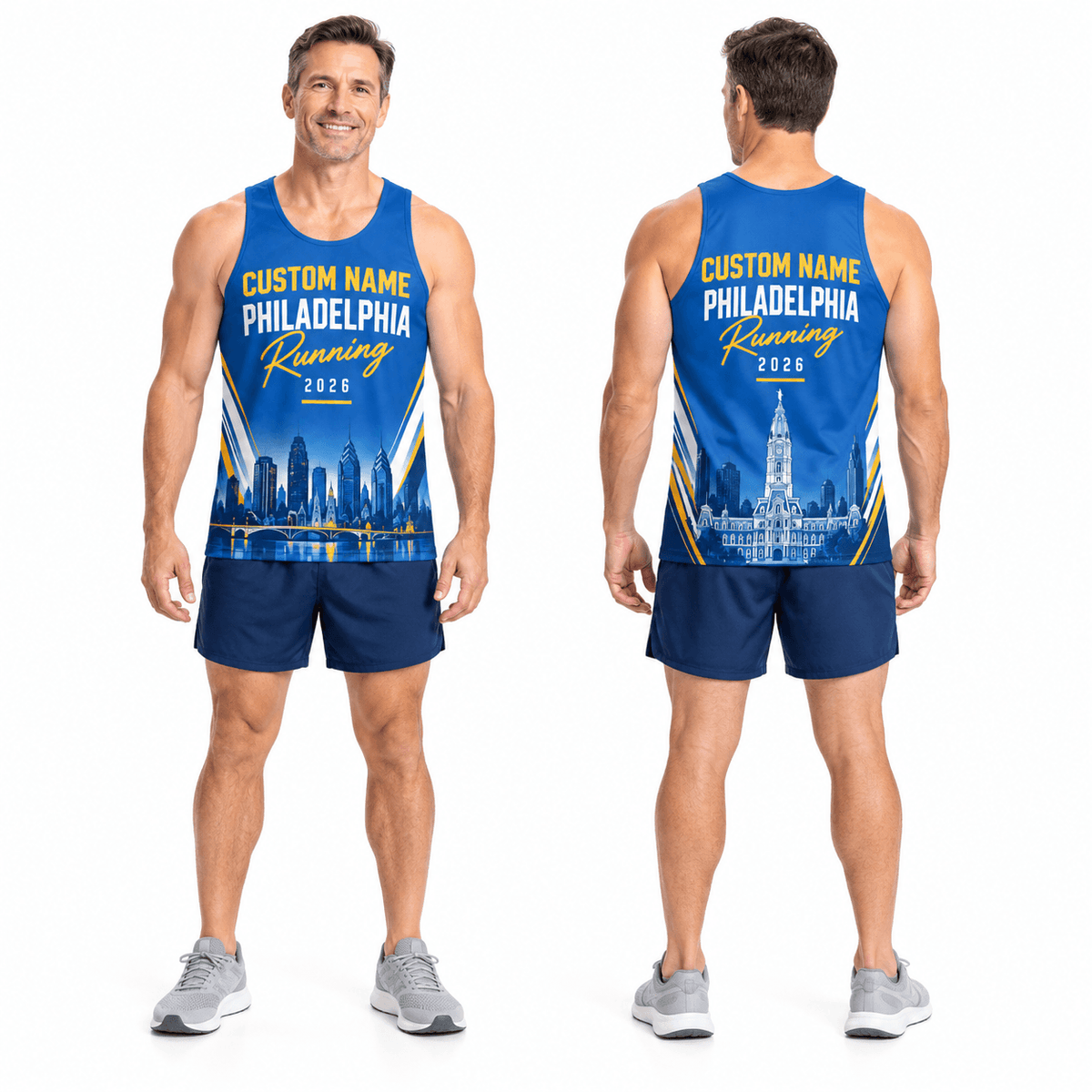 Custom Philly Running 2026 Running Singlet Unisex Marathon Tank Top