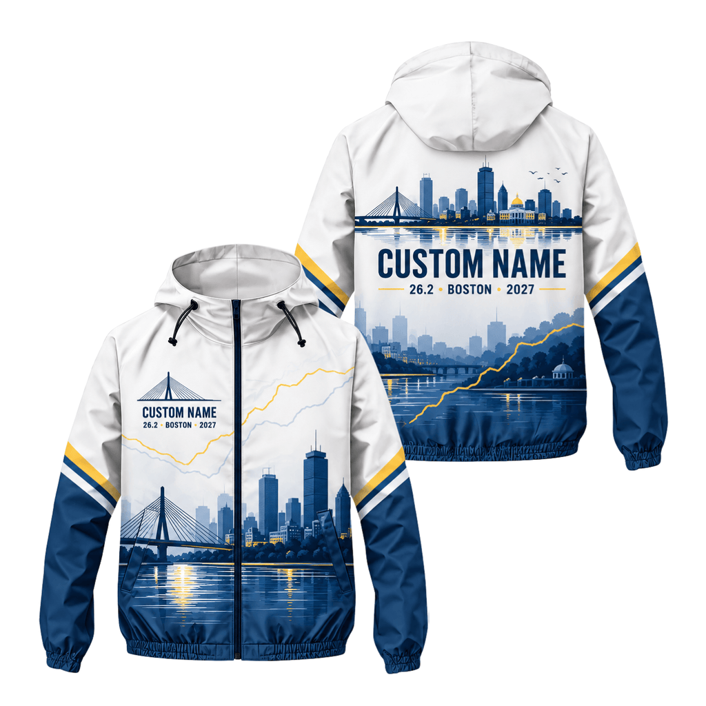Customized 26.2 Boston 2027 Running Windbreaker Jacket