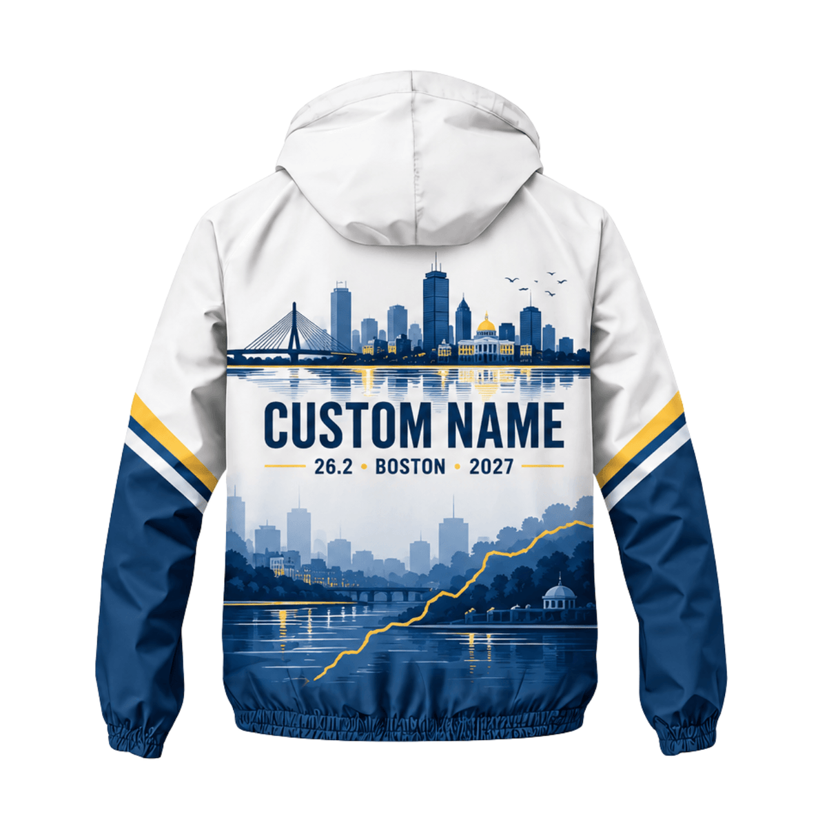 Customized 26.2 Boston 2027 Running Windbreaker Jacket