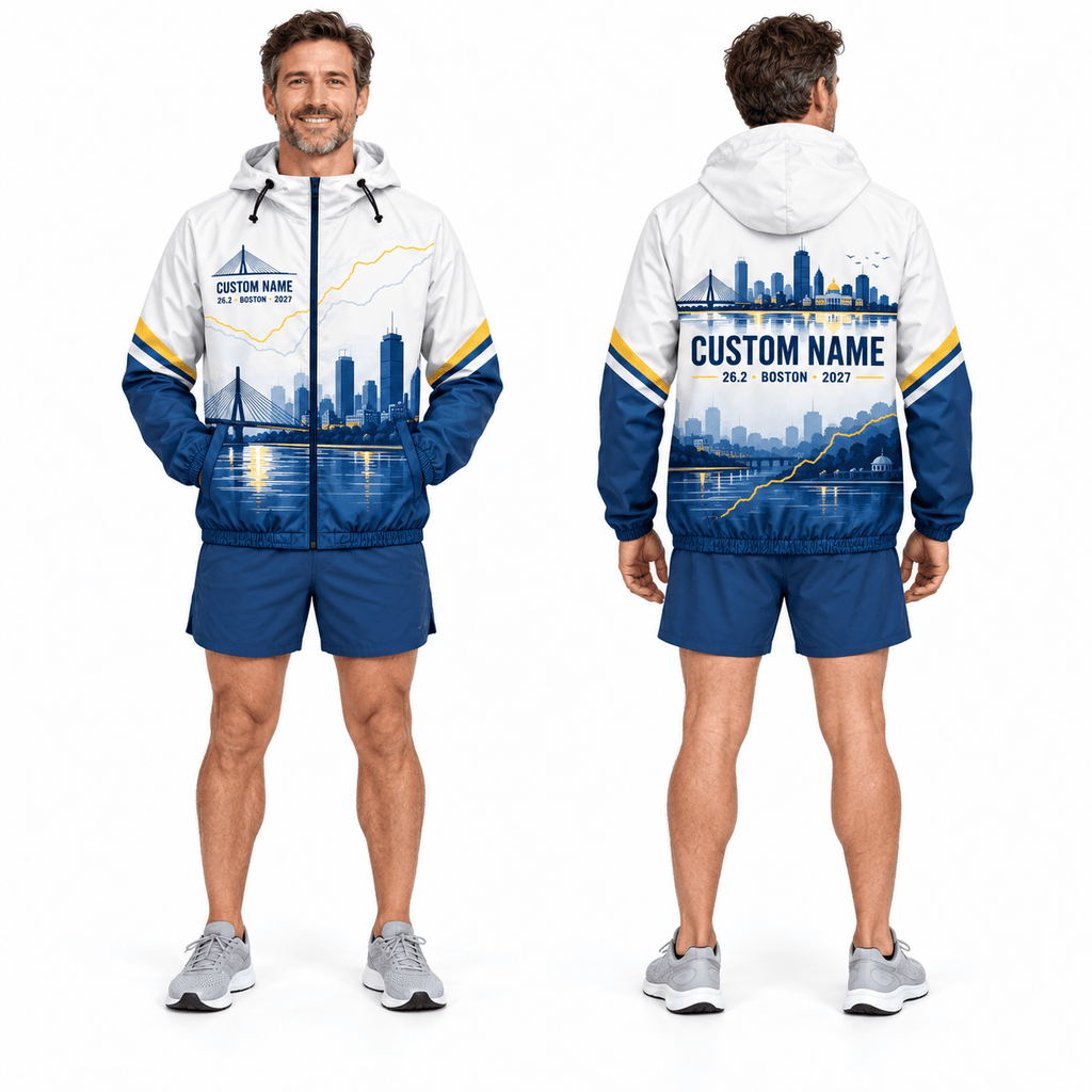 Customized 26.2 Boston 2027 Running Windbreaker Jacket
