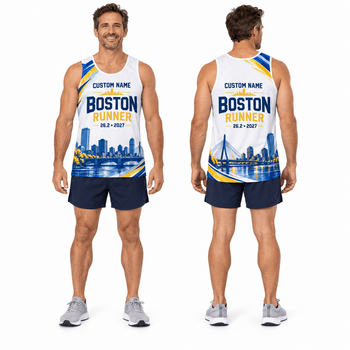 Customized Boston Runner 2027 Running Singlet Unisex Marathon Tank Top