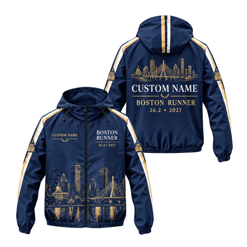 Customized Boston Runner 26.2 2027 Running Windbreaker Jacket