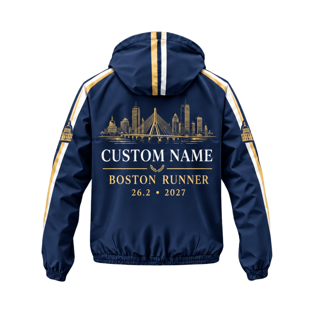 Customized Boston Runner 26.2 2027 Running Windbreaker Jacket