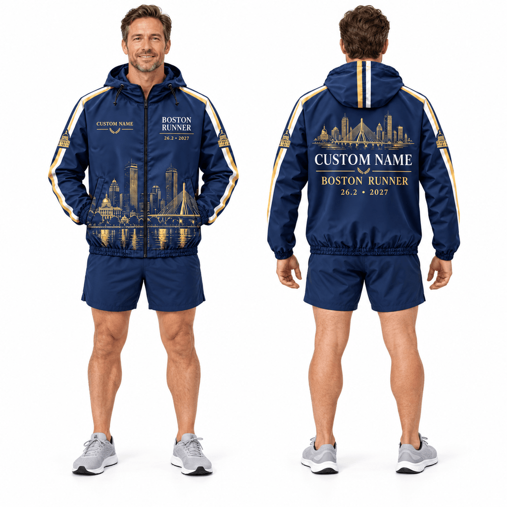 Customized Boston Runner 26.2 2027 Running Windbreaker Jacket